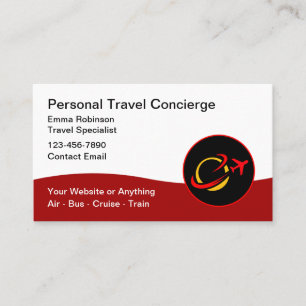 Carte De Visite Concierge De Voyage Et Promotionnels