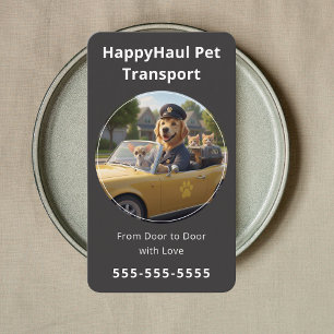 Carte De Visite Concierge de voyage pour animaux de compagnie prof
