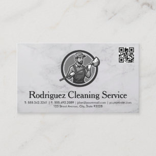 Carte De Visite Concierge Homme d'entretien