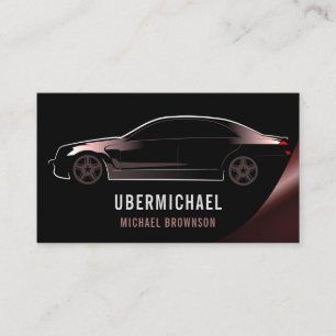 Carte De Visite Conducteur de voiture en cuivre Réparation automob