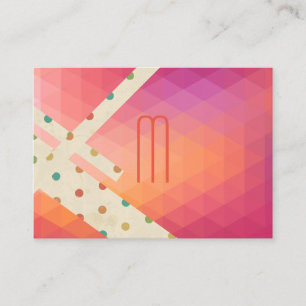 Carte De Visite Conflit entre moderniste et Polka Dot