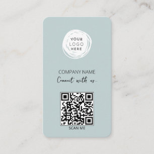 Carte De Visite Connectez-vous aux médias sociaux américains Code 