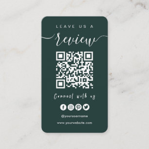 Carte De Visite Connectez-vous avec le code QR Us   Laissez-Nous U