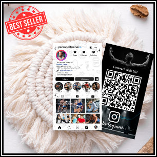 Carte De Visite Connectez-vous avec l'Instagram personnel de l'ins