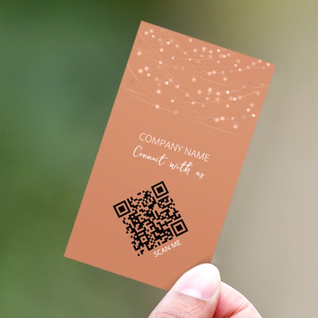 Carte De Visite Connectez-vous avec nous Scannez-moi (Créateur téléchargé)