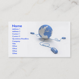 Carte De Visite Connexion mondiale