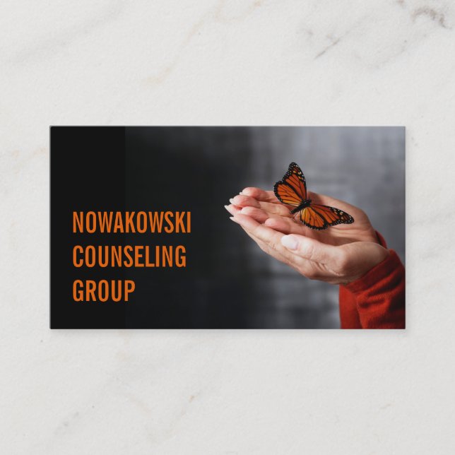 Carte De Visite Conseil, coach de vie, thérapie, thérapeute, (Devant)