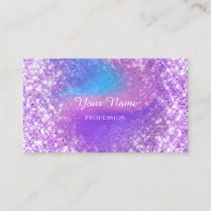 Carte De Visite Conseil professionnel de beauté Parties scintilla