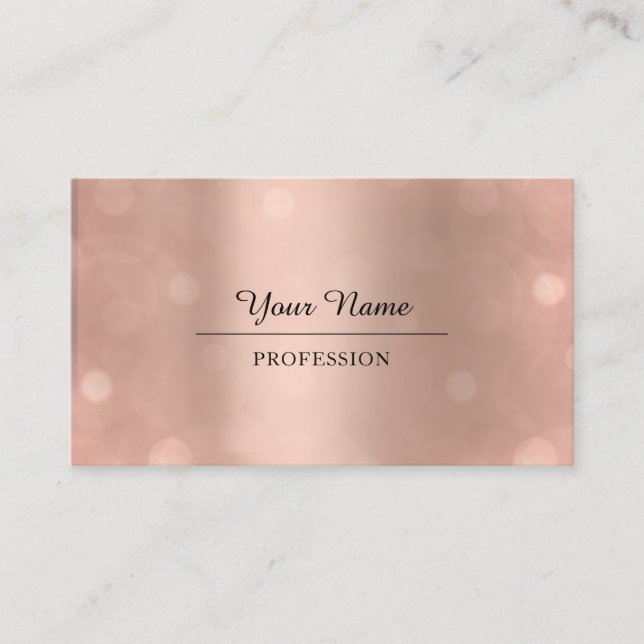 Carte De Visite Conseil professionnel Rose moderne (Devant)