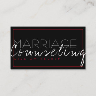 Carte De Visite Conseiller conjugal Thérapeute de couple