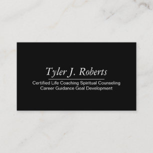 Carte De Visite Conseiller de vie Orientation de carrière en conse