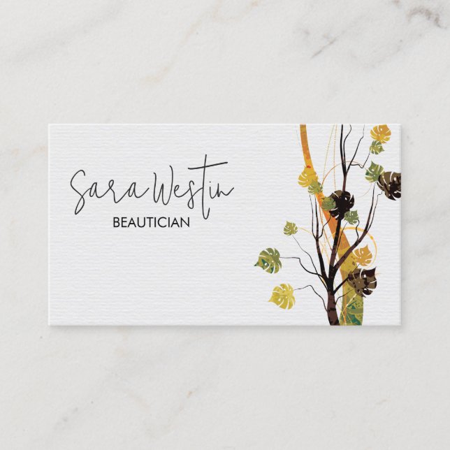 Carte De Visite Conseiller en beauté Esthéticienne (Devant)