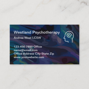 Carte De Visite Conseiller en santé mentale de psychiatrie