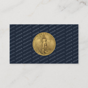 Carte De Visite Conseiller Financier Gestion de Patrimoine Pro Piè