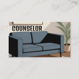 Carte De Visite Conseiller moderne du canapé