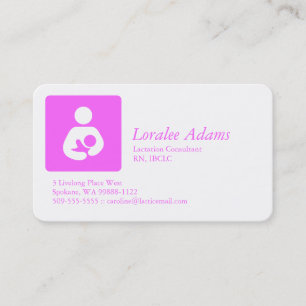 Carte De Visite Conseillère en lactation
