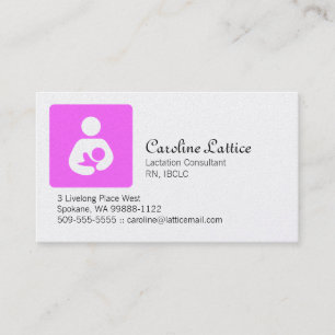 Carte De Visite Conseillère en lactation