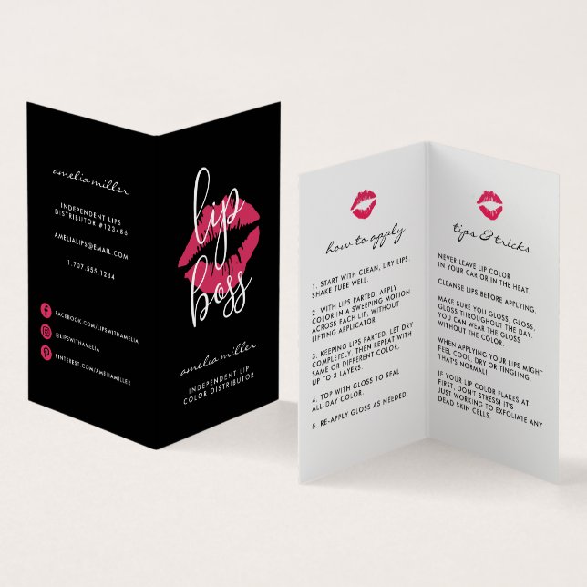 Carte De Visite Conseils et astuces du distributeur de produits Li (Intérieur et extérieur)
