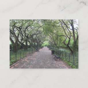Carte De Visite Conservatory Garden Central Park NYC Photographie