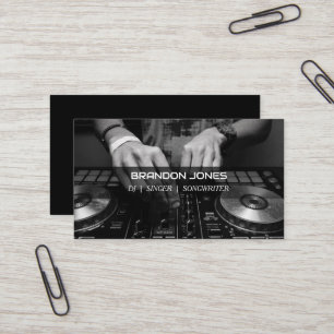 Carte De Visite Console DJ Personnalisé Professionnel