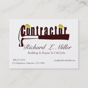 Carte De Visite Constructeur Casquette Sûr Maxi Constructeur Cont