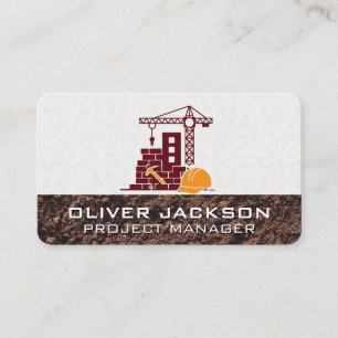 Carte De Visite Constructeur   Entrepreneur général