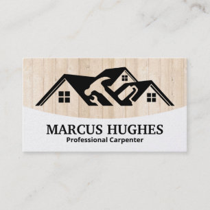 Carte De Visite Constructeur Panneaux de bois dur Outils de ma
