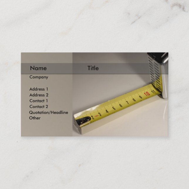 Carte De Visite construction/architecte/concepteur (Devant)