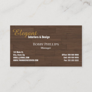 Carte De Visite Construction Business Card