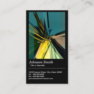 Carte De Visite Construction contemporaine Abstrait avec code QR