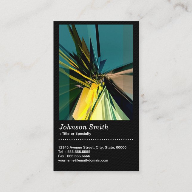 Carte De Visite Construction contemporaine Abstrait avec code QR (Devant)