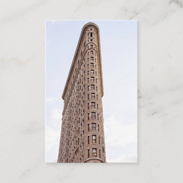 Carte De Visite Construction de Flatiron (Devant)