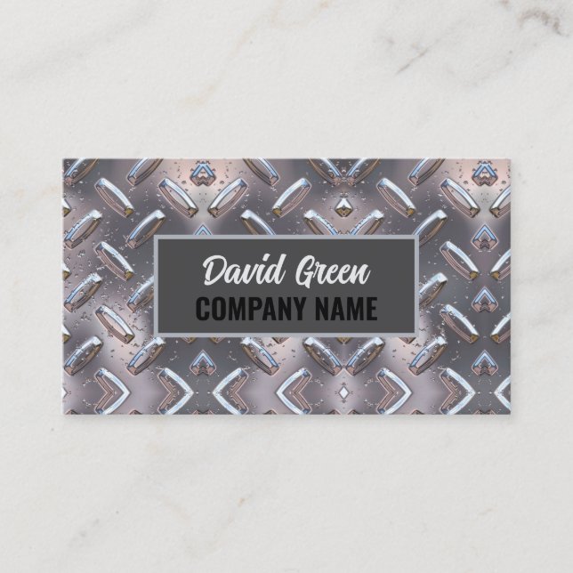 Carte De Visite Construction de l'entrepreneur en construction méc (Devant)