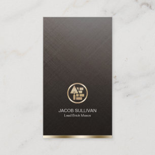 Carte De Visite Construction de maçonnerie en brique de pierre Mas