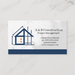 Carte De Visite Construction de maison Architecte de projet de c
