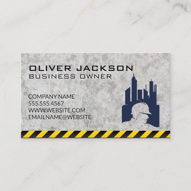 Carte De Visite Construction | Développeur de propriétés (Devant)