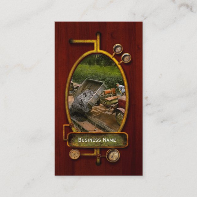 Carte De Visite Construction - Dumping facilité 1925 (Devant)