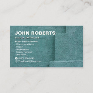 Carte De Visite Construction en stuc