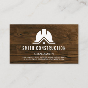 Carte De Visite Construction   Entrepreneur général   Bâtisseur