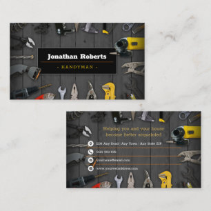 Carte De Visite Construction   Entrepreneur   Handy Man