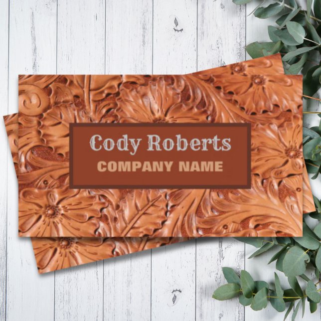 Carte De Visite Construction Handyman Cowboy Pays Ouest (Construction Handyman Cowboy Country Western Business Card)