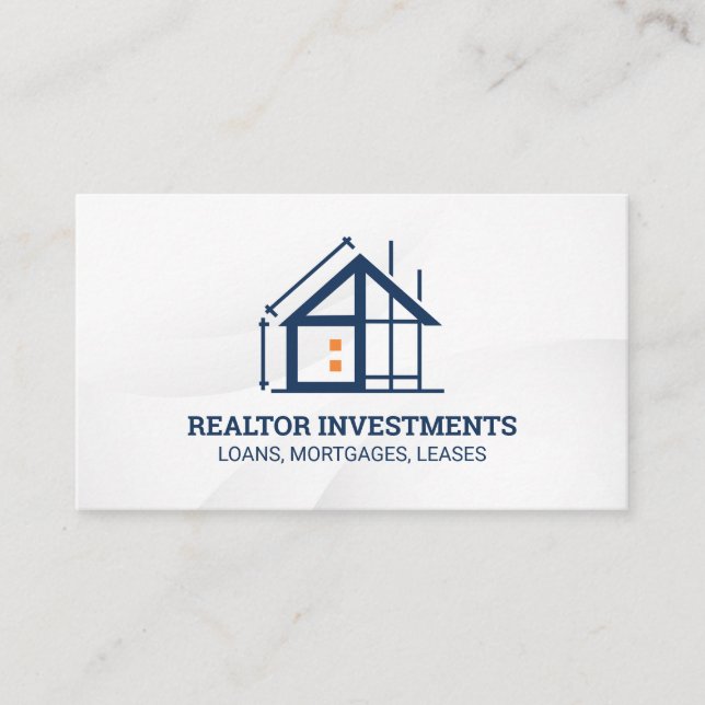 Carte De Visite Construction immobilière | Bâtisseur (Devant)