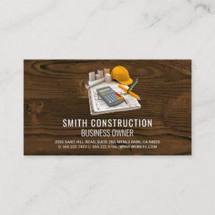 Carte De Visite Construction Ingénieurs Entrepreneur général