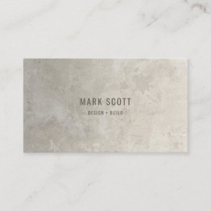 Carte De Visite Construction Luxueuse Minimaliste