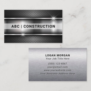 Carte De Visite Construction Métallique Professionnelle Sur Mesure