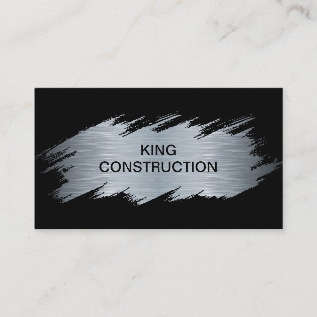 Carte De Visite Construction Moderne Cool (Devant)