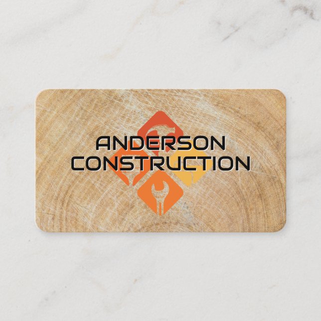 Carte De Visite Construction | Outils de constructeur (Devant)