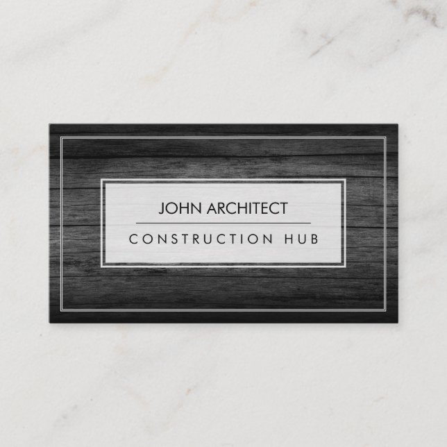 Carte De Visite Construction Professionnelle Moderne Constructeur  (Devant)