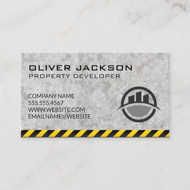 Carte De Visite Construction | Promoteur immobilier (Devant)