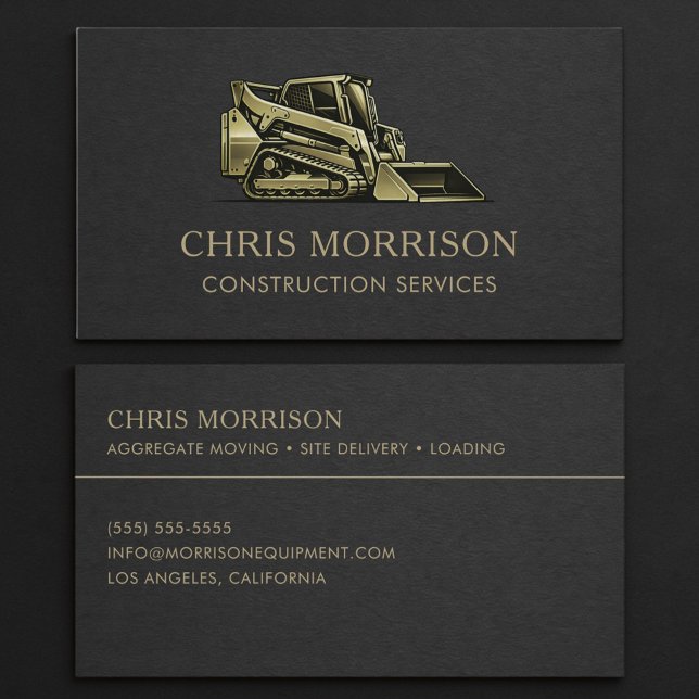 Carte De Visite Construction Services (Créateur téléchargé)